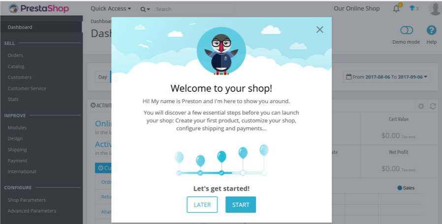 hosting prestashop